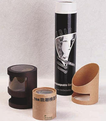 無光沢の 38mm 48mm のボール紙の管の包装の印刷されたボール紙の管の包装